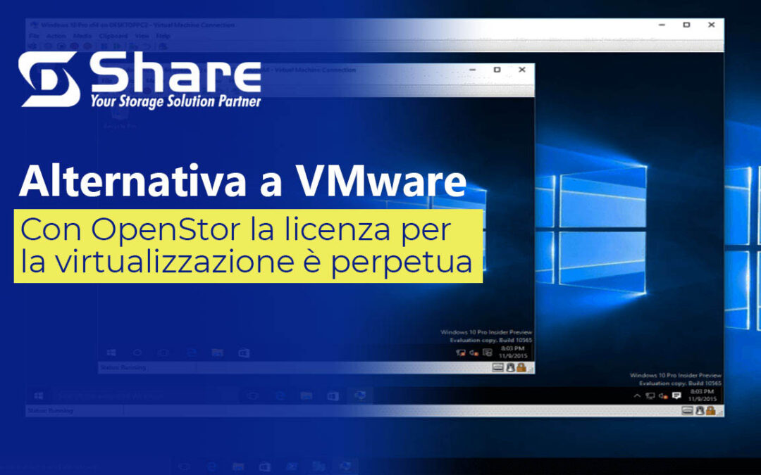 Alternativa a VMware, con OpenStor la licenza per la virtualizzazione è perpetua